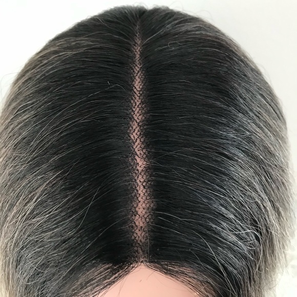 Pretty in Ombre Platinum Ash “Put On & Go” Premium Fiber Wig -Daily Wear/Events - Picture 3 of 13